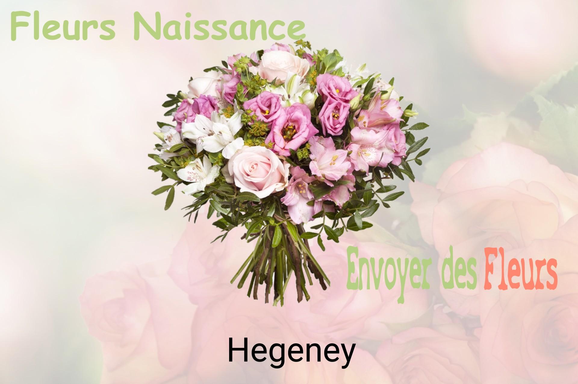 Bouquet de fleurs de naissance livré à Hegeney